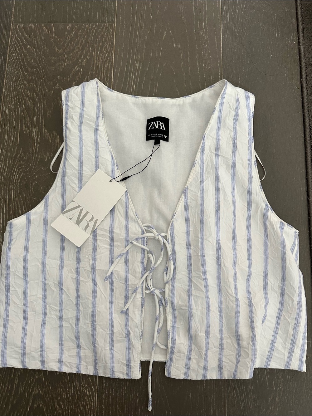 Zara tie top